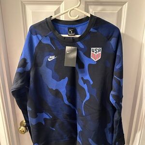 Nike Blue Camo USA Sweatshirt